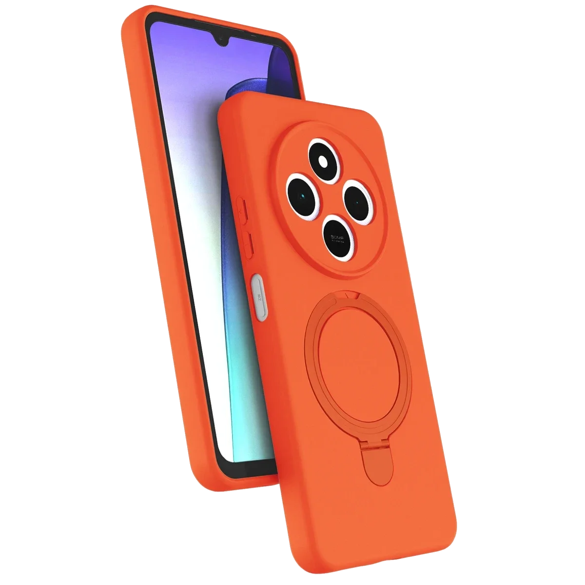 Xiaomi Redmi 14C Regal Magsafe Standlı Kapak - Turuncu