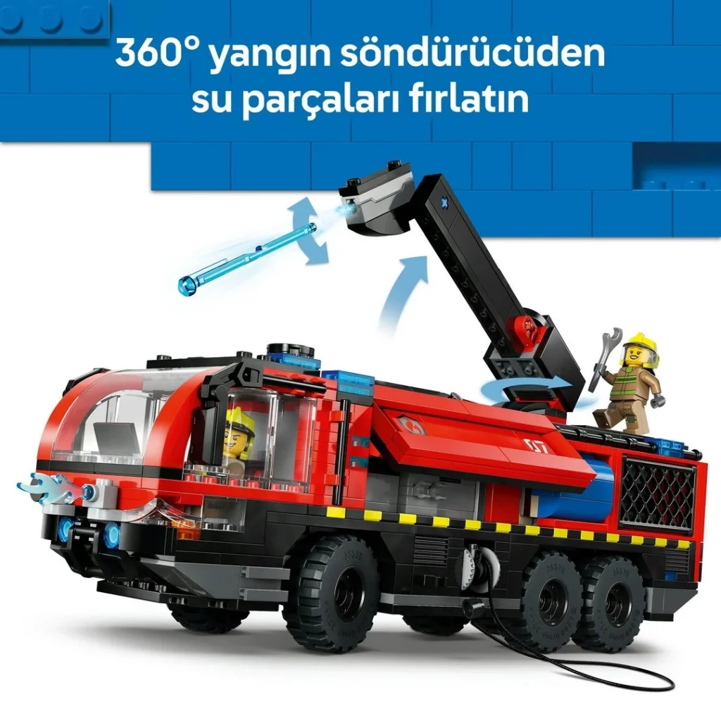 Havaalanı İtfaiye Kamyonu 60499 görsel 2