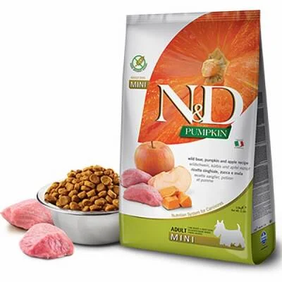 Pumpkin Balkabaklı Yaban Domuzlu Küçük Irk Tahılsız Yetişkin Köpek Maması 2,5 Kg