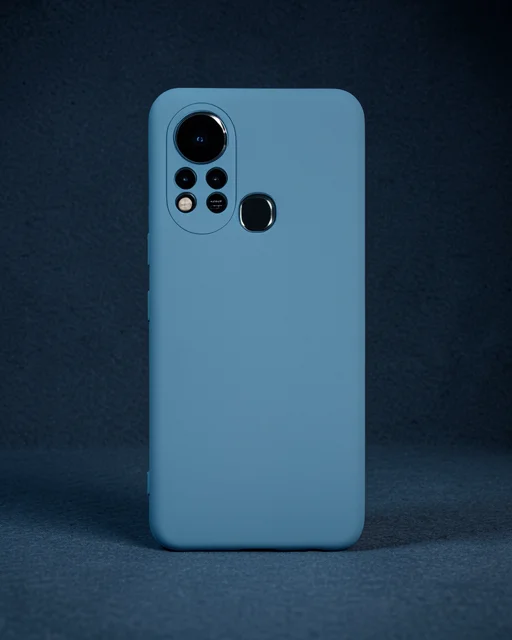 İnfinix Hot 11s Kılıf Nano İçi Kadife Silikon - Mavi