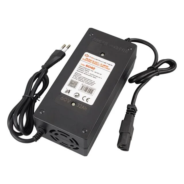 PM-6042 60 Volt - 32 Amper Elektrikli Bisiklet Şarj Cihazı görsel 3