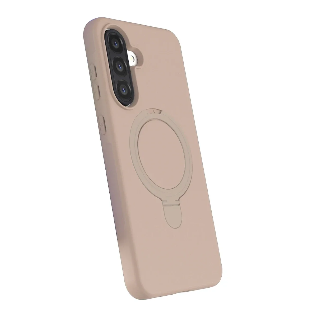 Samsung Galaxy A26 Regal Magsafe Standlı Kapak - Çöl Titanyum görsel 3