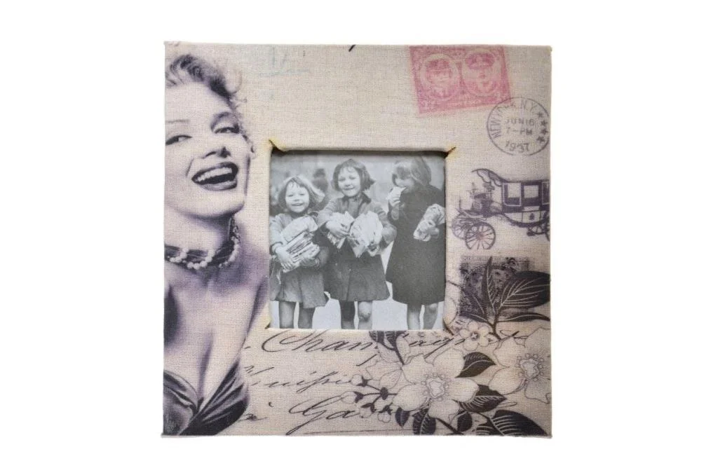 Marilyn Monroe Tasarım Ahşap Resim Fotoğraf Çerçevesi görsel 2