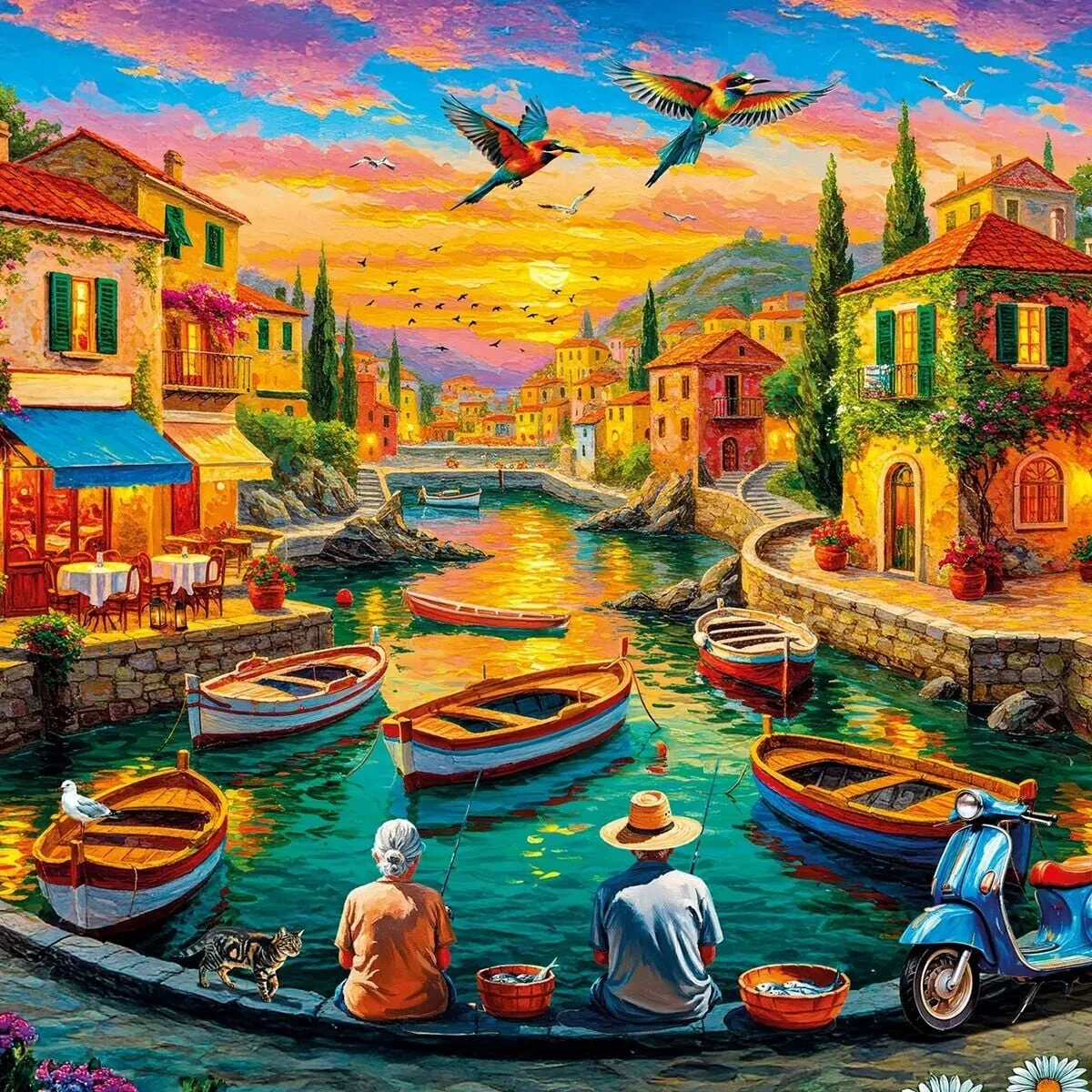 20089 Puzzle 500 The Silent Tale Of Fisherman görsel 2