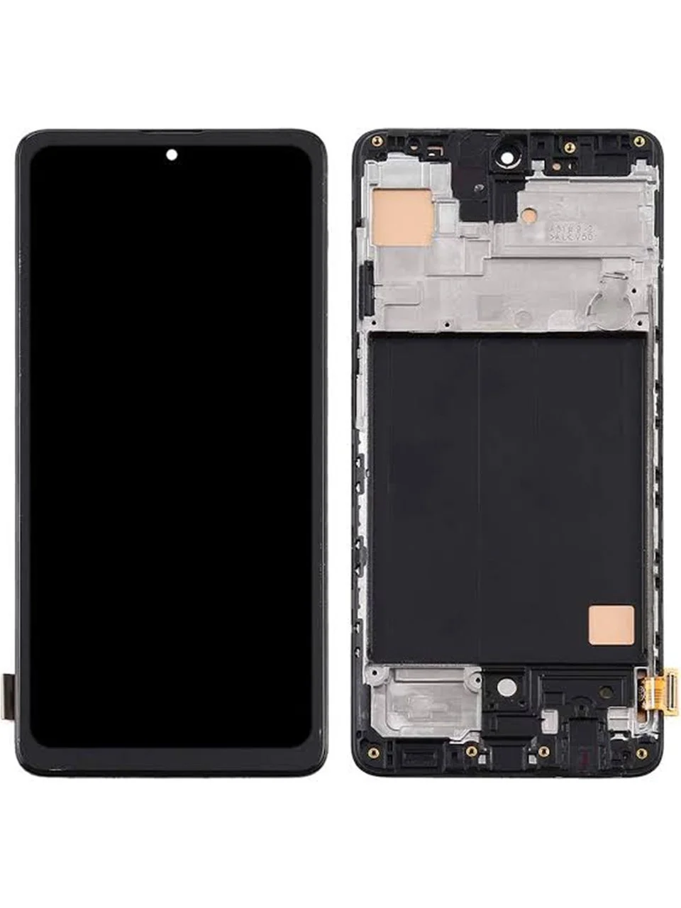 Samsung Galaxy A51 Uyumlu Ekran Dokunmatik TFT Siy görsel 3
