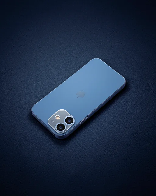 Apple İphone 12 Shine Kamera Lens Koruma Cam - Sierra Blue