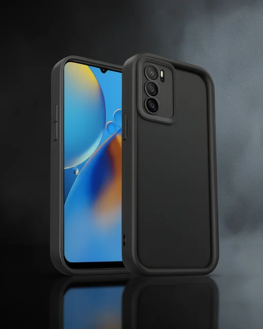 Oppo A16 Kılıf Viera Silikon - Siyah