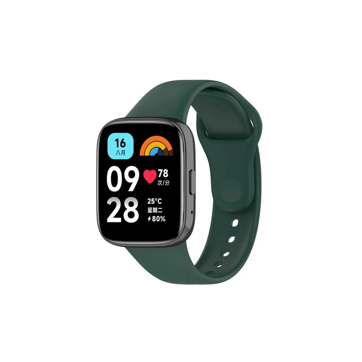 Xiao Red Watch 3 Active Klasik Kordon - Haki Yeşil görsel 2