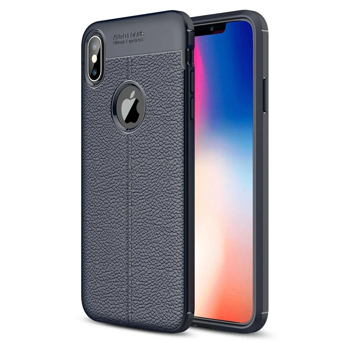 Apple iPhone XS Max Kılıf Auto Focus Kapak - Lacivert