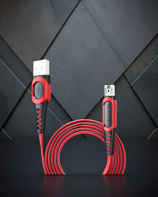 Dc24 Micro Usb Kablo 1.2m 4a - Kırmızı