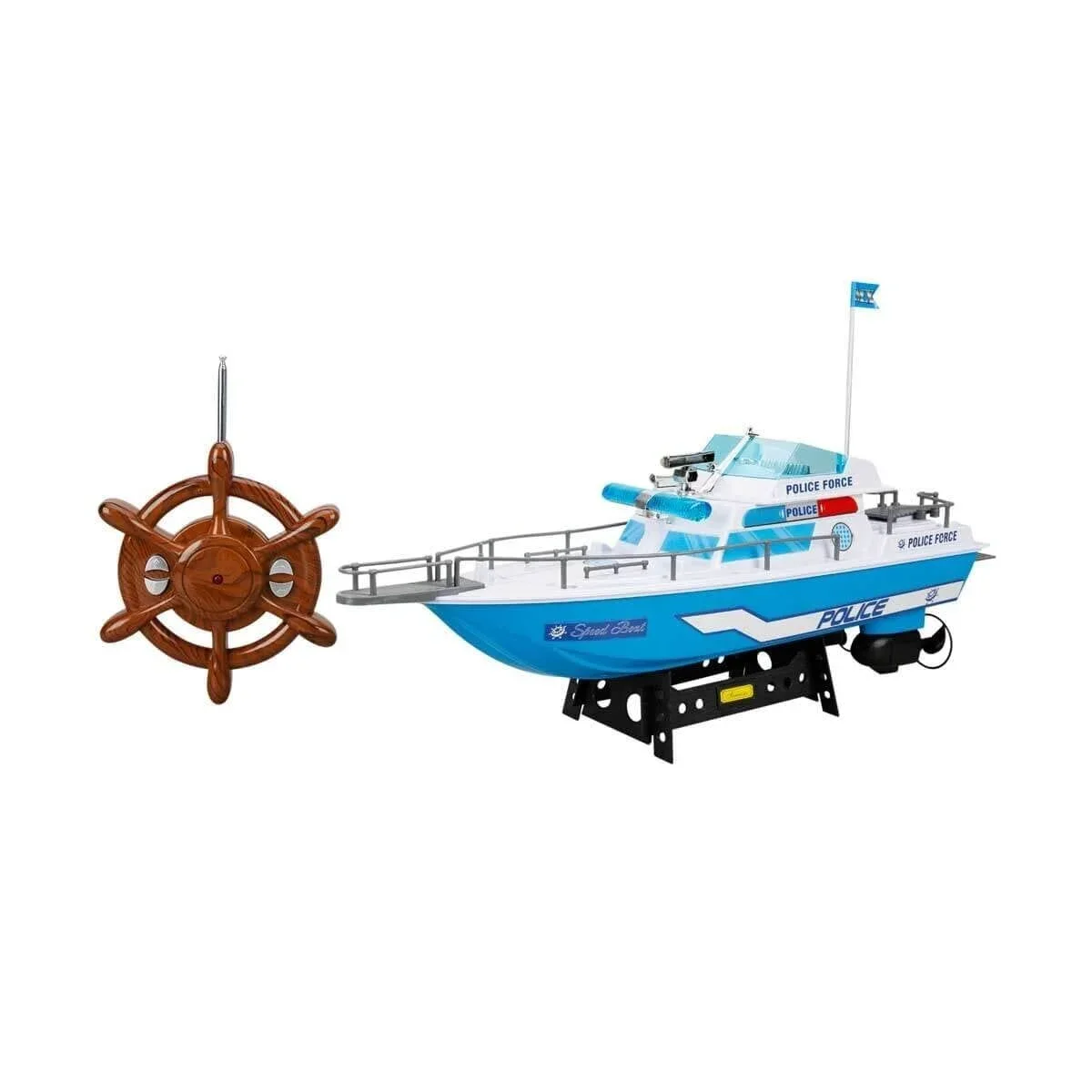 02140 Uzaktan Kumandalı Tekne Polis/İtfaiye 45 cm görsel 2