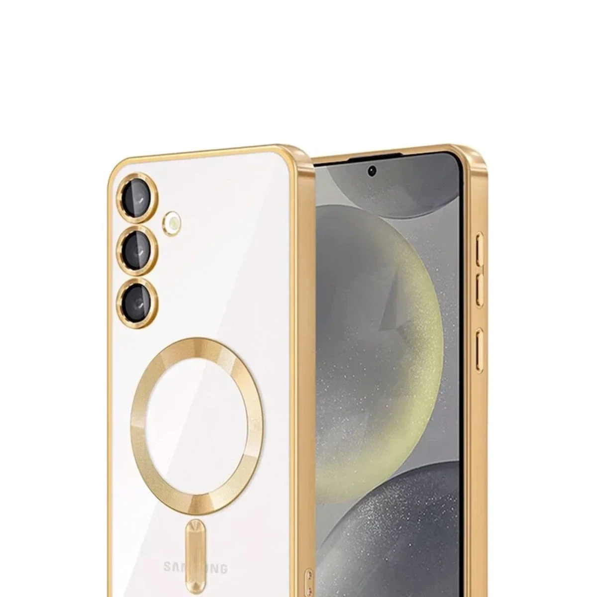 Samsung Galaxy A26 Kross Magneticsafe Kapak - Gold görsel 2
