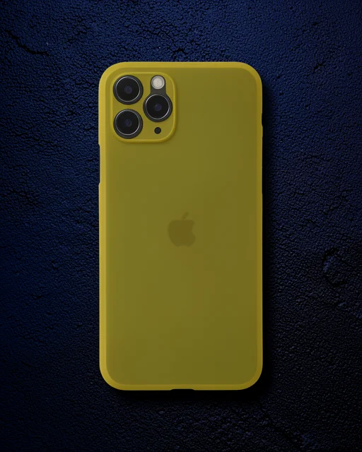 Apple İphone 11 Pro Kılıf Pp Ultra İnce Kapak - Sarı
