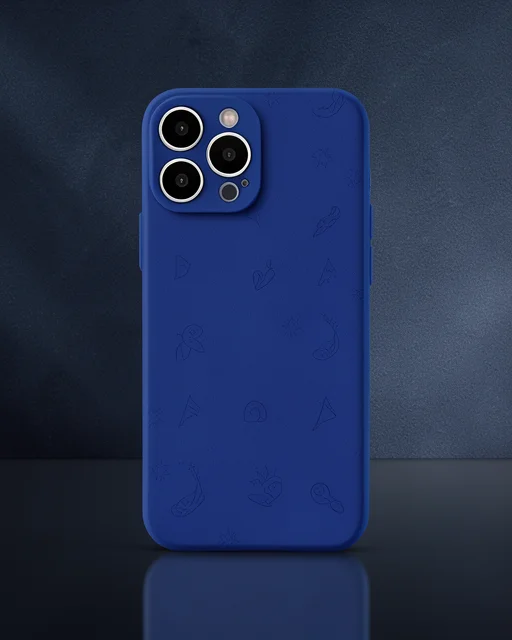 Apple İphone 13 Pro Max Kılıf Montreal Silikon Kapak - Lacivert