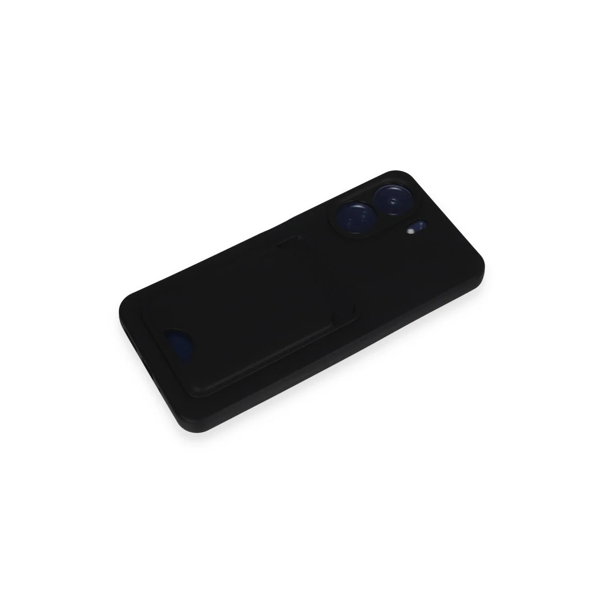 Xiaomi Redmi 13c Kılıf Kelvin Kartvizitli Silikon - Siyah görsel 4