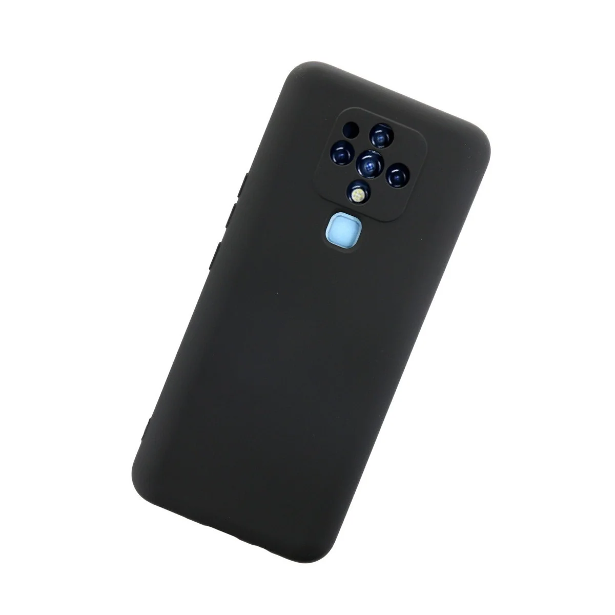 Tecno Camon 16 Kılıf Nano İçi Kadife Silikon - Siyah görsel 3