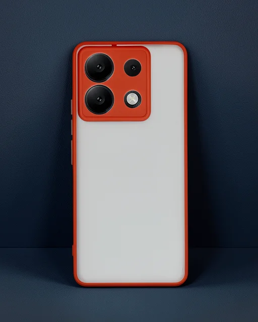 Xiaomi Redmi Note 13 Pro 5g Kılıf Montreal Silikon Kapak - Kırmızı