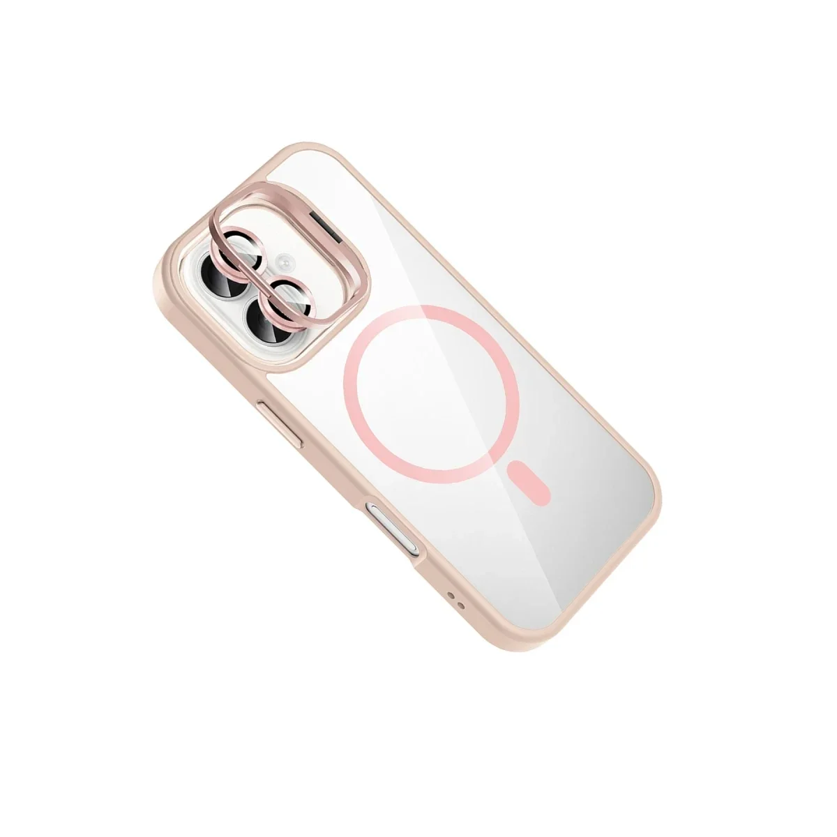 Joko Apple iPhone 16 Plus Remim Lensli Magsafe Standlı Kapak - Pembe görsel 3