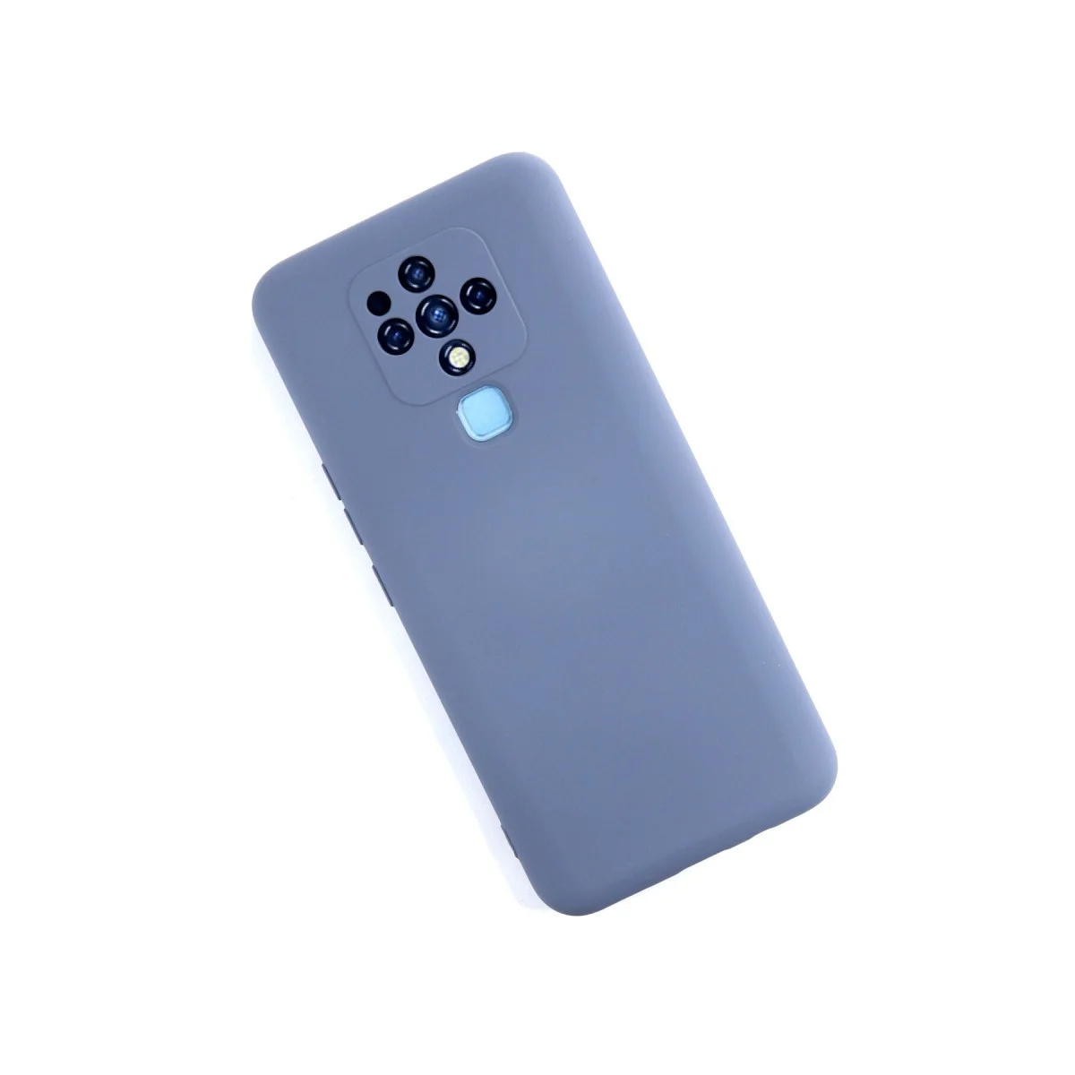 Tecno Camon 16 Kılıf Nano İçi Kadife Silikon - Gri görsel 2