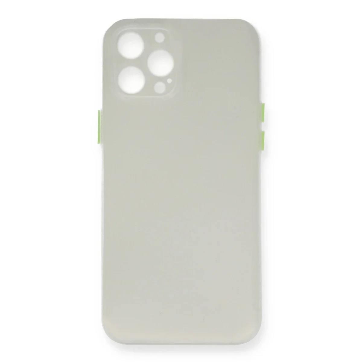 Apple iPhone 12 Pro Kılıf PP Ultra İnce Kapak - Beyaz