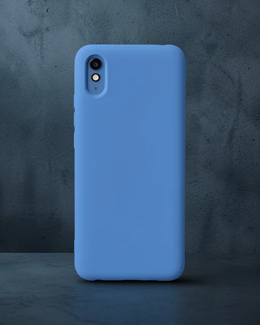 Xiaomi Redmi 9a Kılıf Nano İçi Kadife Silikon - Mavi