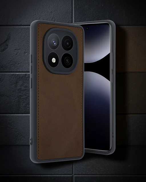 Xiaomi Redmi Note 14 Pro 4g Kılıf Aras Deri Kapak - Pudra