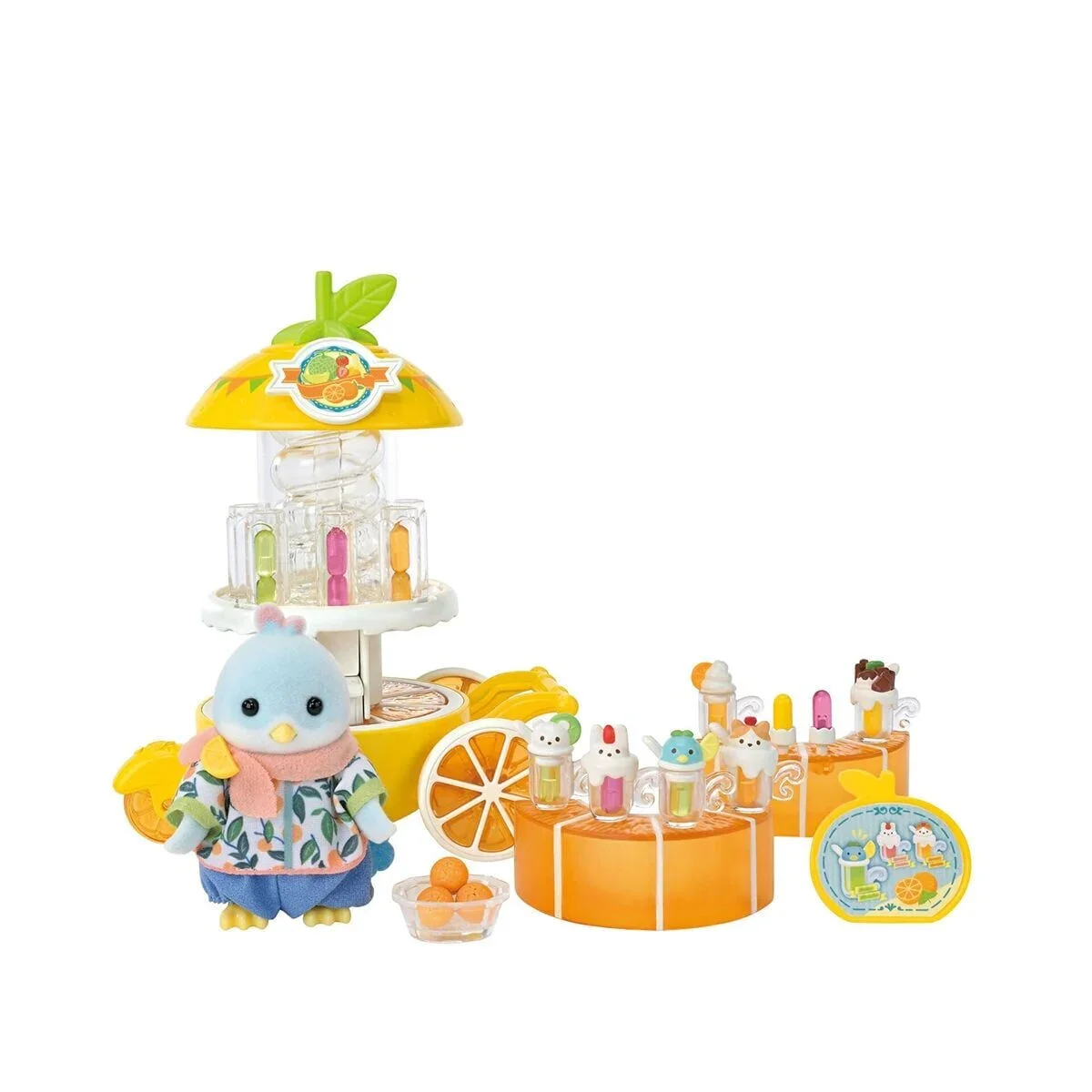 5861 Sylvanian Families Citrus Kuş Ailesi Meyve Suyu Standı +3 yaş