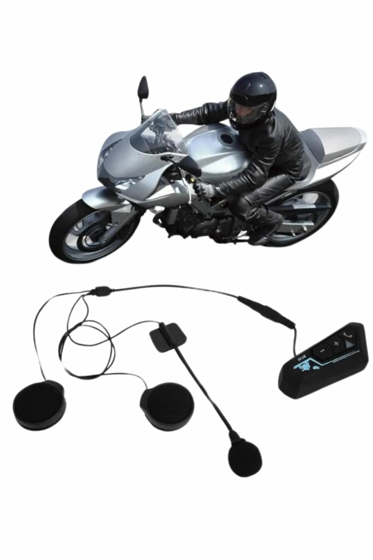 Bluetooth Kask Kulaklığı Intercom 5.0 Bluetooth Android ve İOS Uyumlu Yeni Nesil görsel 3