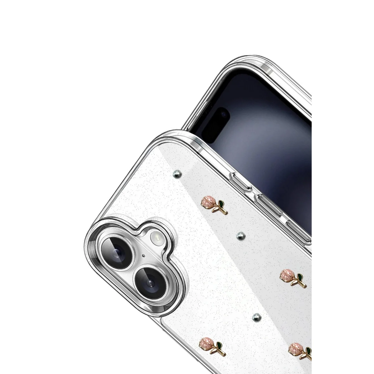 Apple İphone 16 Plus Fiyonk Desenli Kapak - Desen 6 görsel 3
