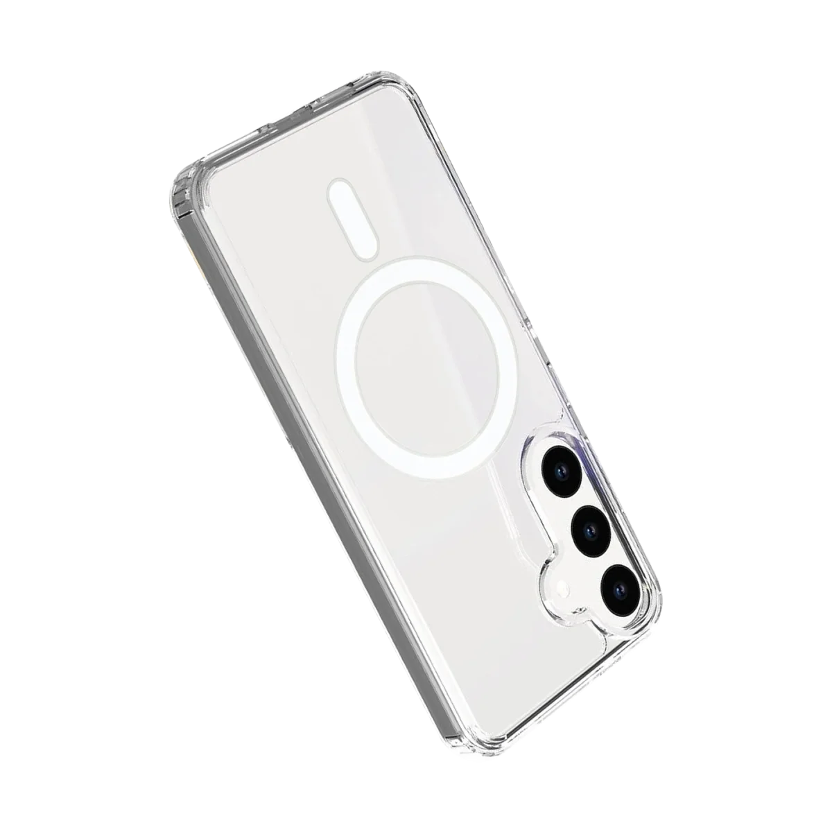 Samsung Galaxy S26 Magneticsafe Şeffaf Silikon - Şeffaf görsel 3