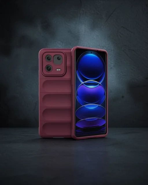 Xiaomi Mi 13 Kılıf Optimum Silikon - Bordo