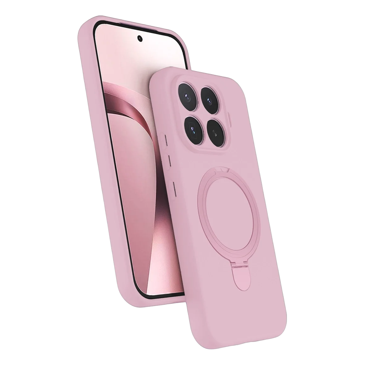 Xiao 17t Pro Regal Magsafe Standlı Kapak - Açık Pembe