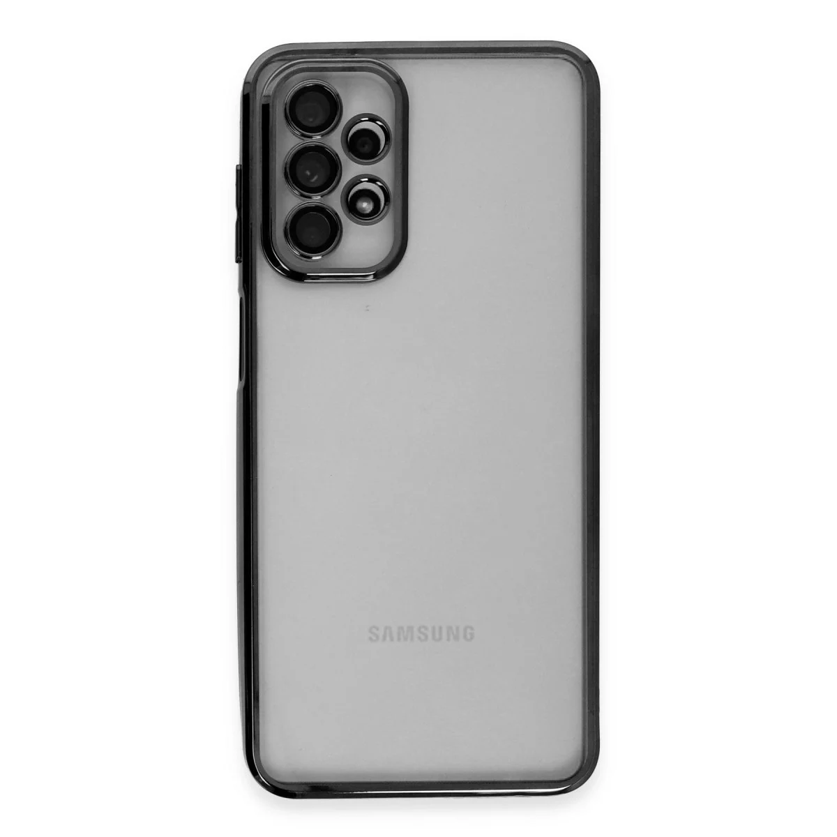 Samsung Galaxy A23 4g Kılıf Razer Lensli Silikon - Siyah görsel 2