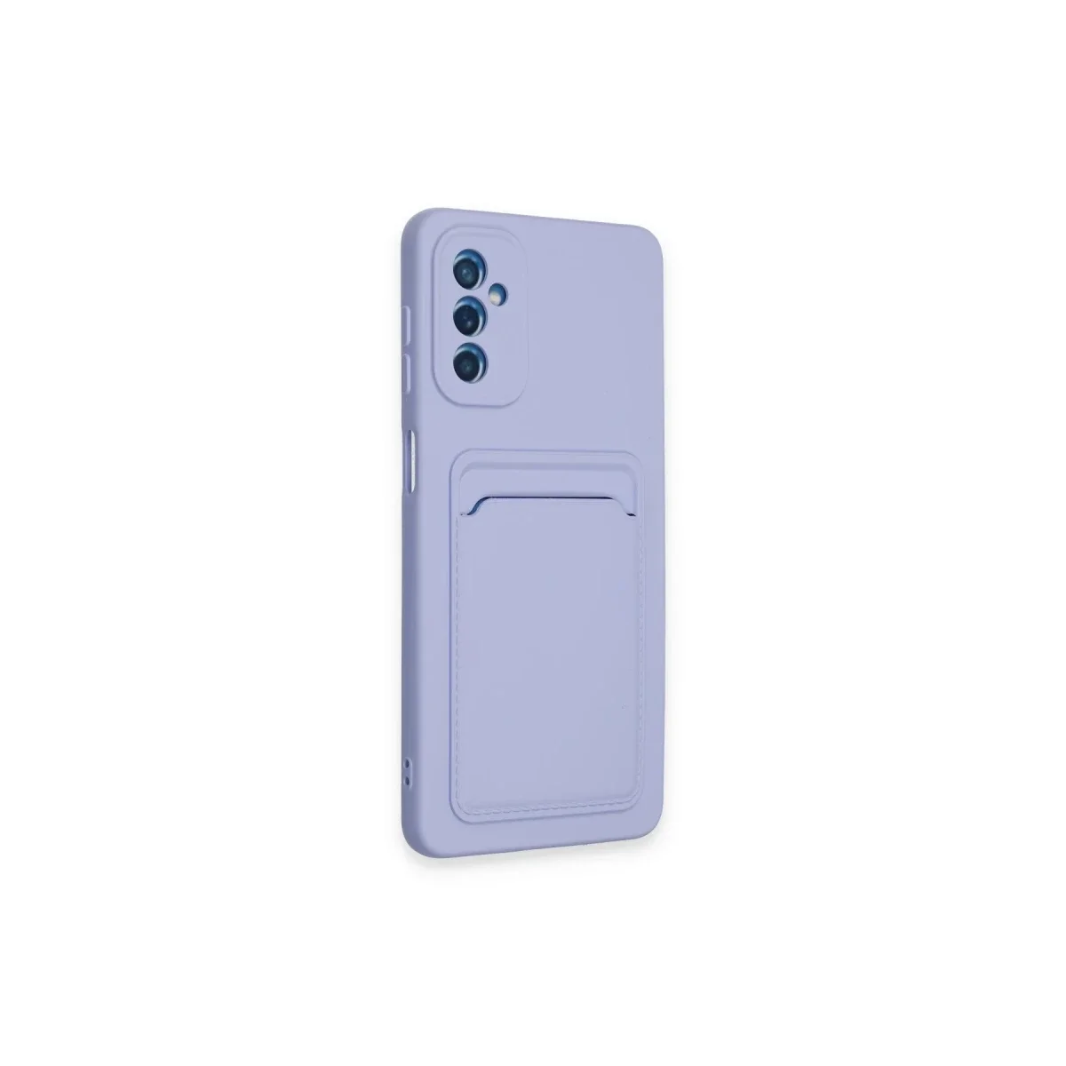 Samsung Galaxy A14 4G Kılıf Kelvin Kartvizitli Silikon - Lila görsel 2