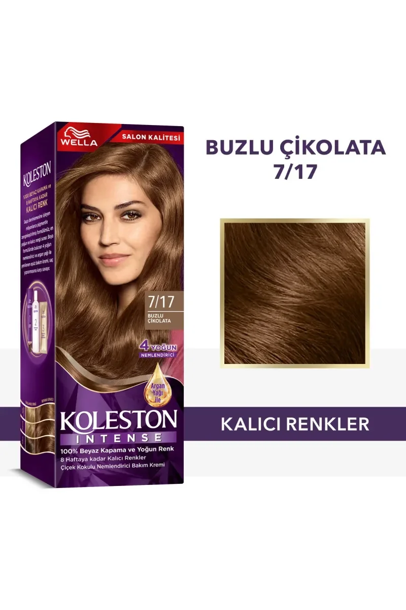 KOLESTON İNTENSE SAÇ BOYASI - 7/17 Buzlu