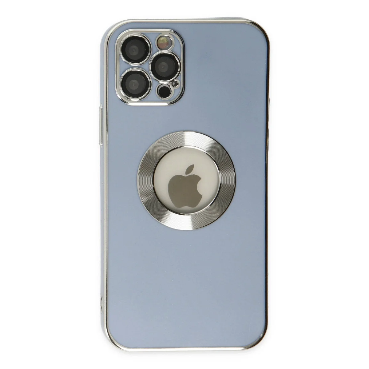 Apple İphone 12 Pro Kılıf Store Silikon - Sierra Blue görsel 2