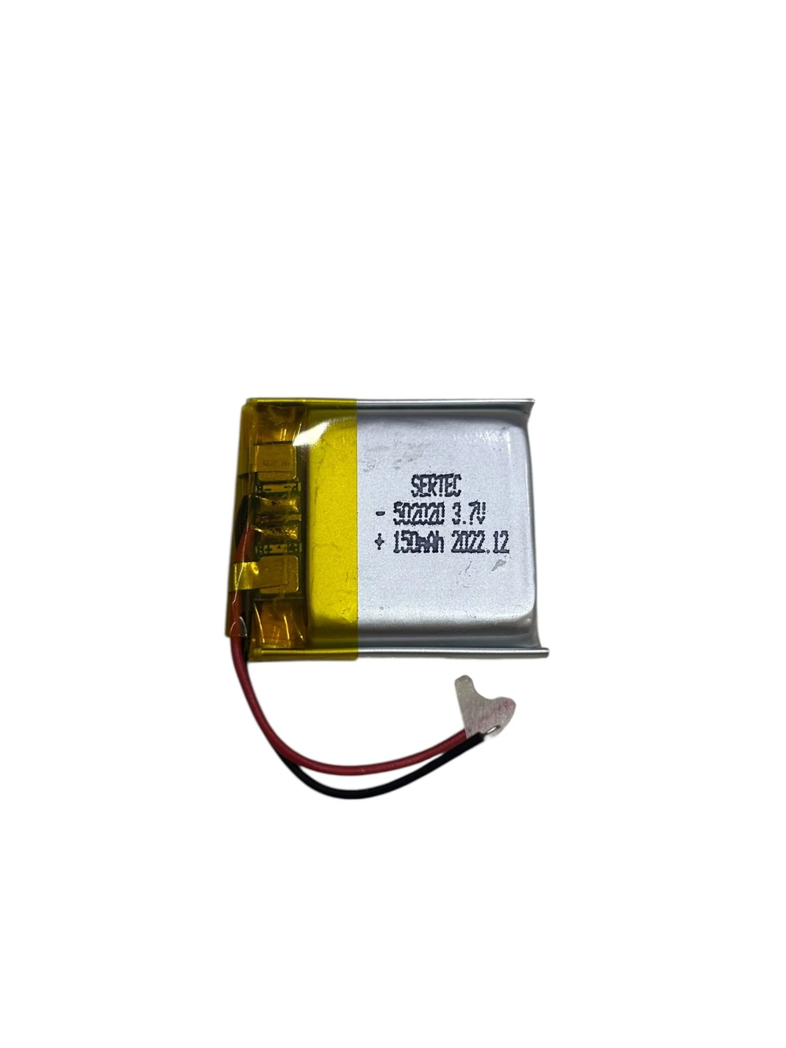 502020 3.7V 150mAh Li-Polymer Pil (Devreli/1.5A)
