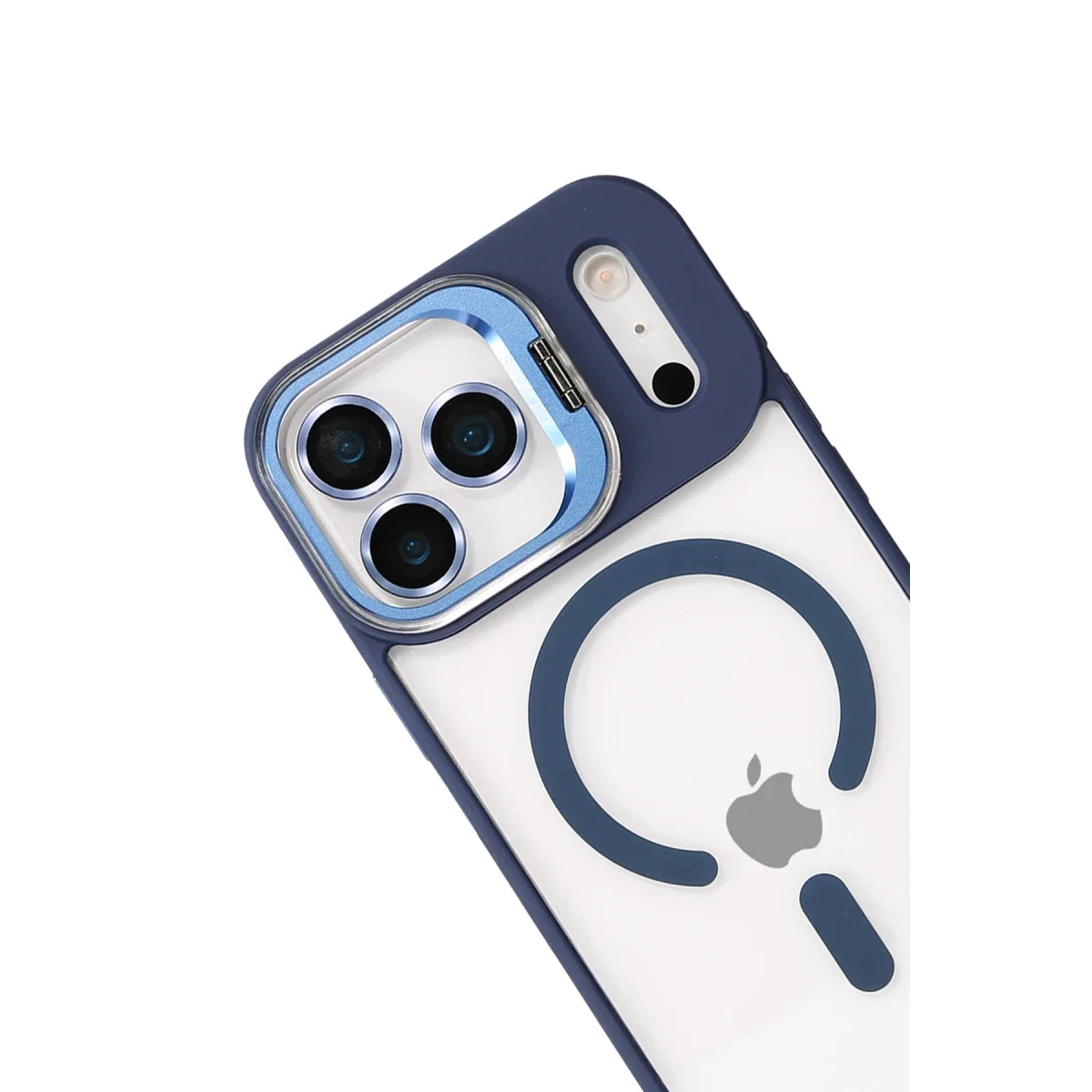 Joko Apple iPhone 17 Pro Max Remim Lensli Magsafe Standlı Kapak - Lacivert görsel 3
