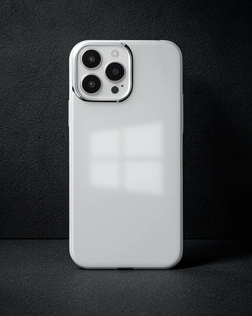Apple İphone 14 Pro Kılıf Element Silikon - Gümüş