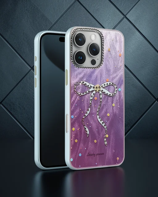 Apple İphone 16 Pro Kılıf Blade Aynalı Desenli Kapak - Desen 1