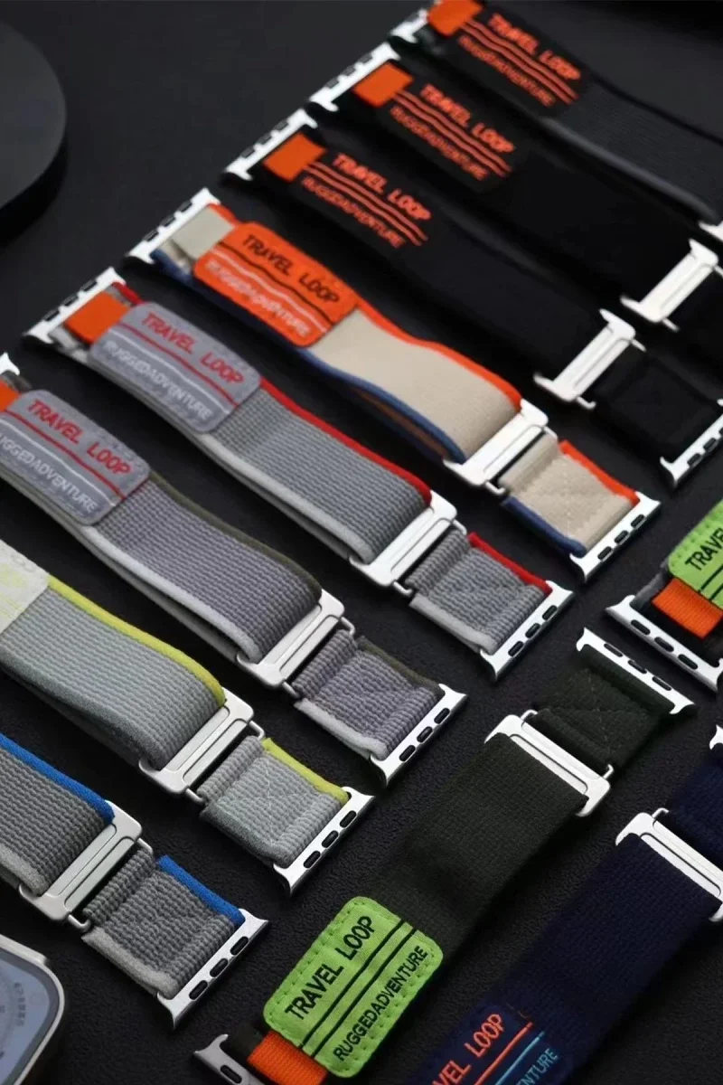 Apple Watch 38mm Alice Kumaş Kordon - Siyah görsel 2