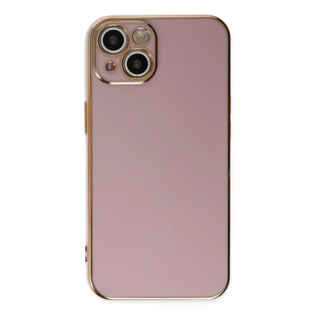 Apple İphone 14 Kılıf Volet Silikon - Mor görsel 2
