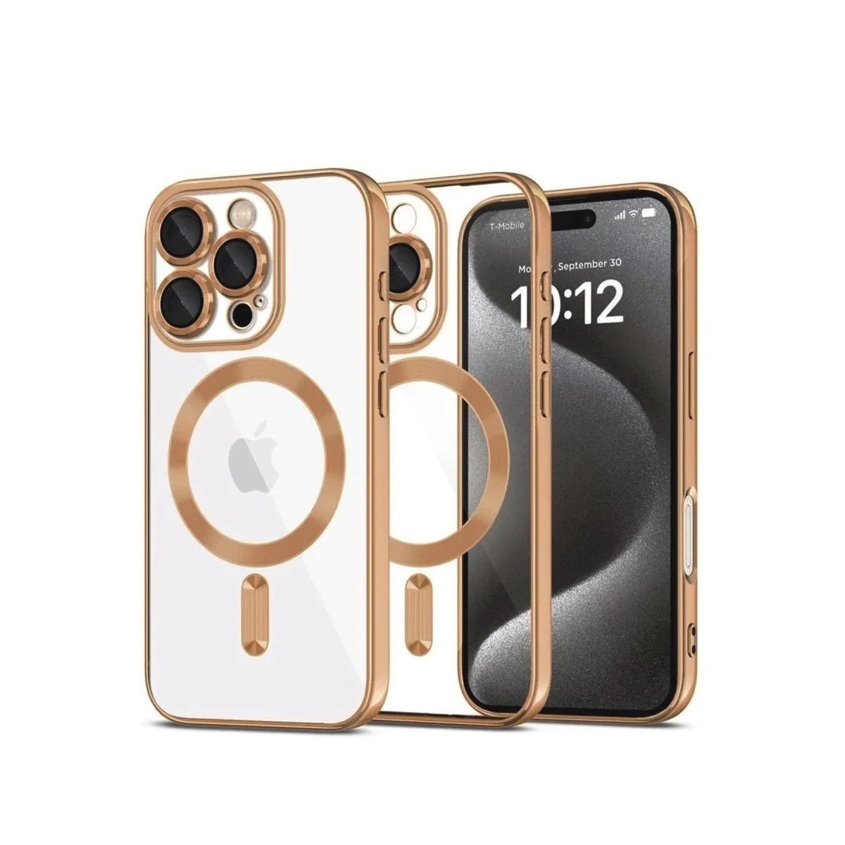 Apple iPhone 16 Pro Max Kılıf Kross Magneticsafe Kapak - Çöl Titanyum görsel 3