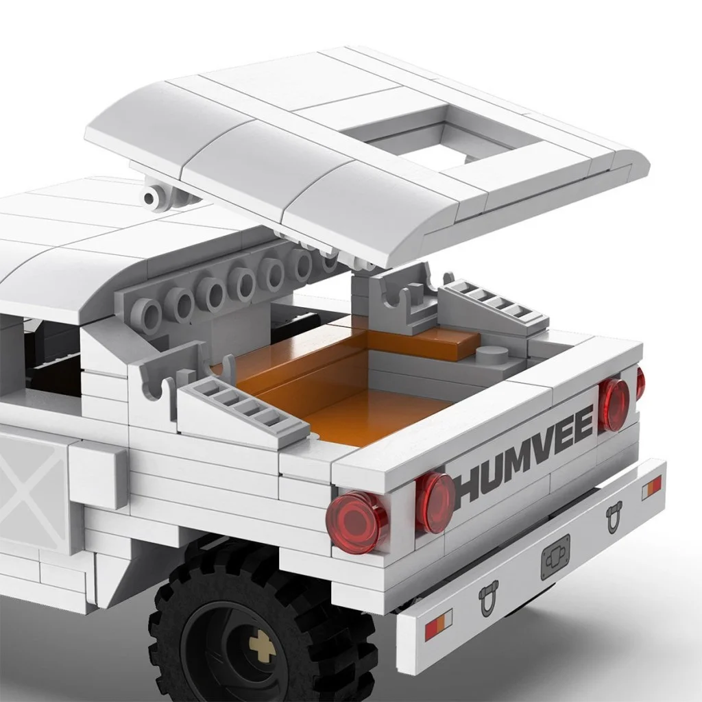 C55022W Humvee Jeep Blok Seti 328 Parça-Vagon life görsel 5
