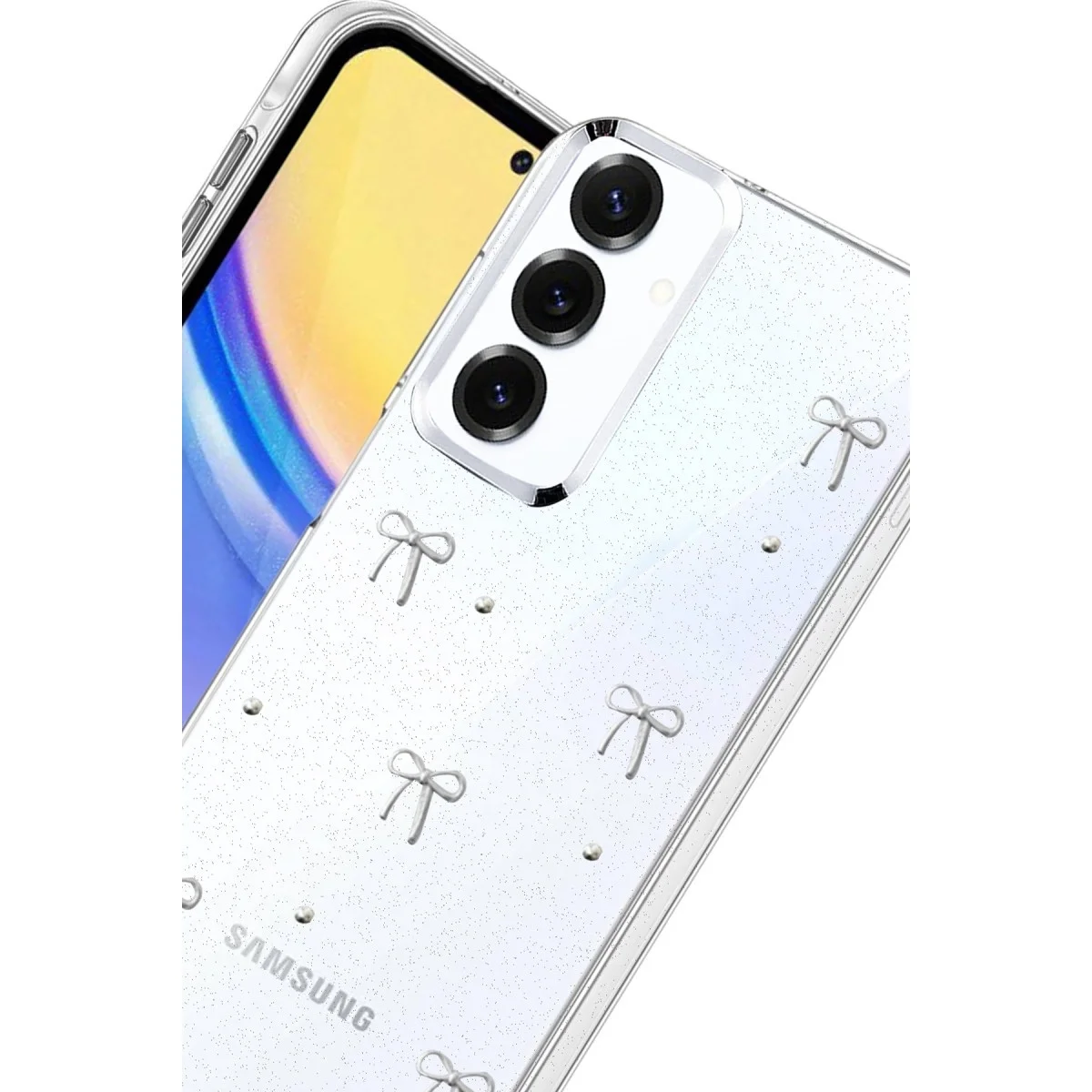 Samsung Galaxy S25 Fiyonk Desenli Kapak - Desen 5 görsel 3
