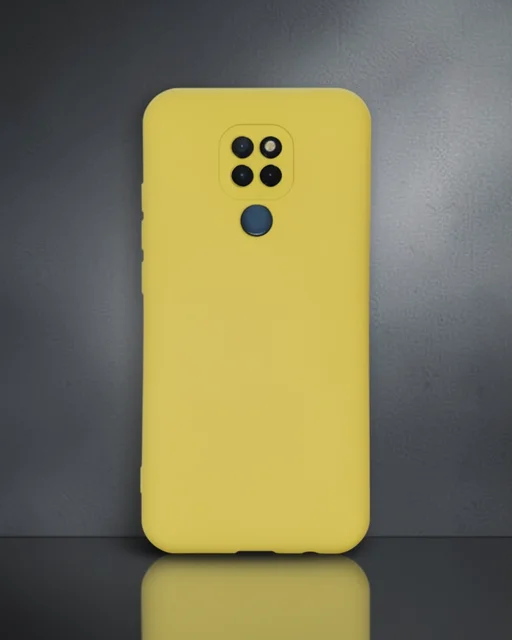 General Mobile Gm 20 Kılıf Nano İçi Kadife Silikon - Sarı