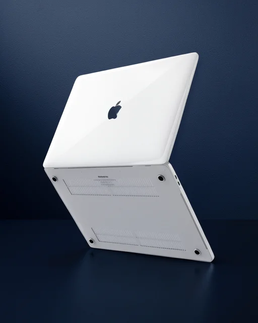 Apple Macbook Pro 16.2 2021 Macbook Buzlu Kapak - Şeffaf