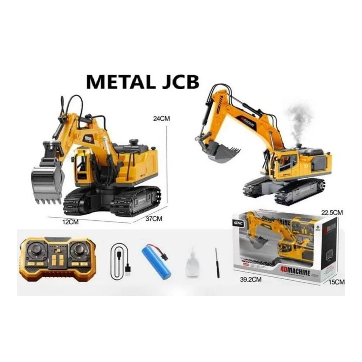 4D-E1 Metal Ağızlı Duman Atan Farklı Kontrollü Excavator görsel 2