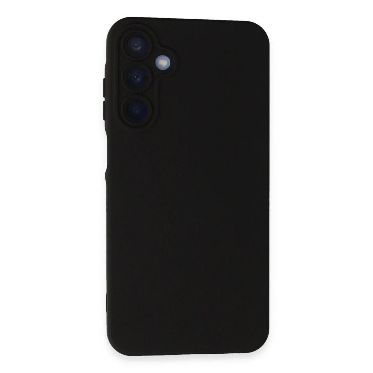 Samsung Galaxy A05s Kılıf Nano İçi Kadife Silikon - Siyah