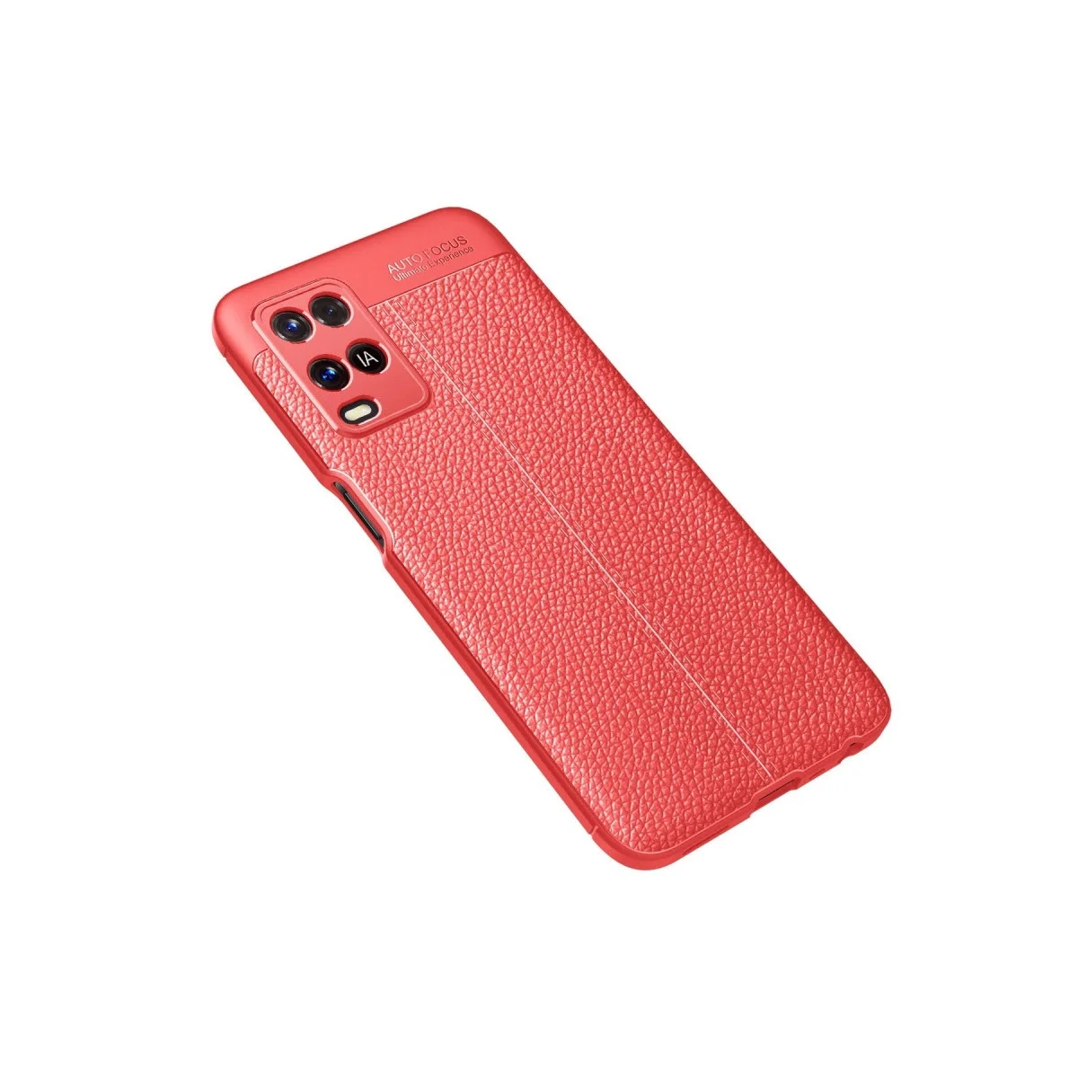Oppo A54 4g Kılıf Auto Focus Kapak - Kırmızı görsel 2